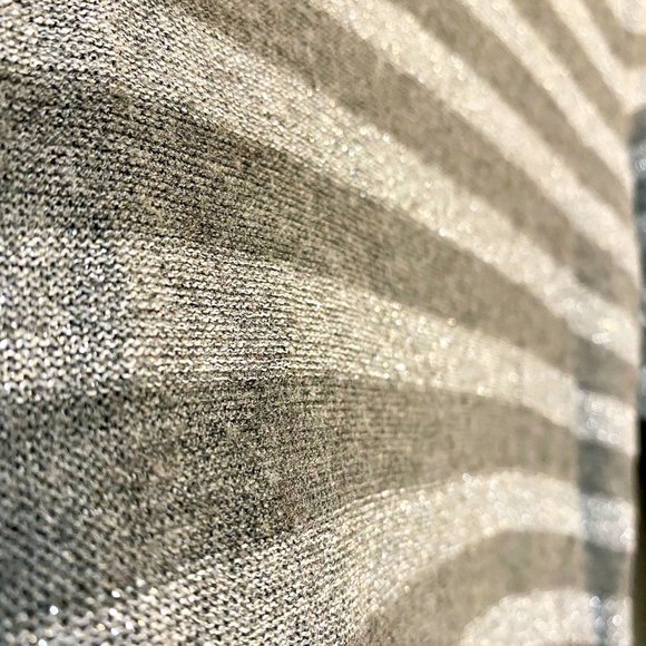 Vintage Y2K H&M Divided Striped Metallic Bodycon Mini Dress - Picture 8 of 10